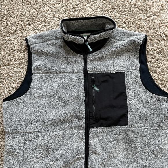 Wellen Windsurf Fleece Vest Jacket Speckle Grey Deep Pile Men’s Size XXL - Picture 2 of 10